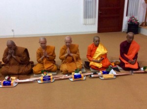 Para bhikkhuni menyampaikan anumodana